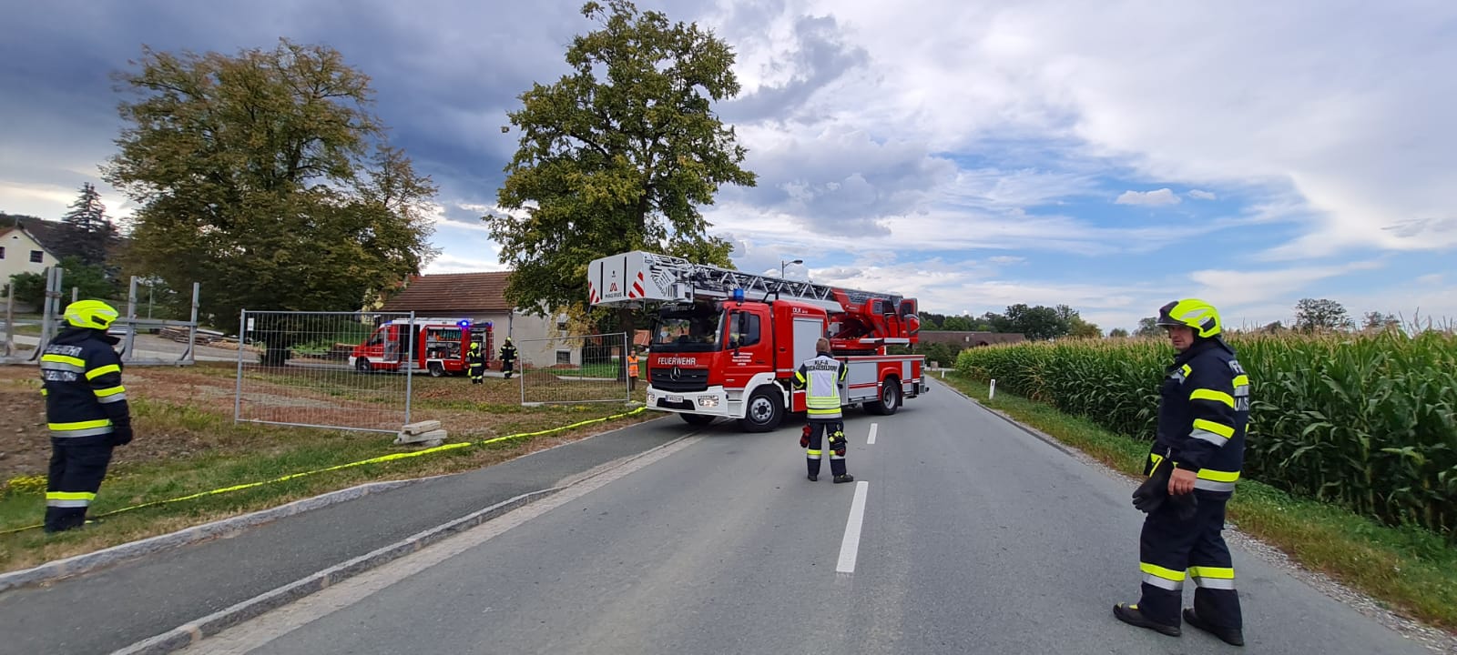 Einsatzübung bei Fa. Jagerhofer