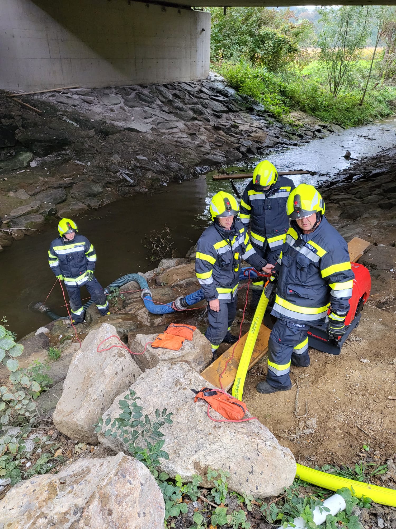 Einsatzübung in Sebersdorf