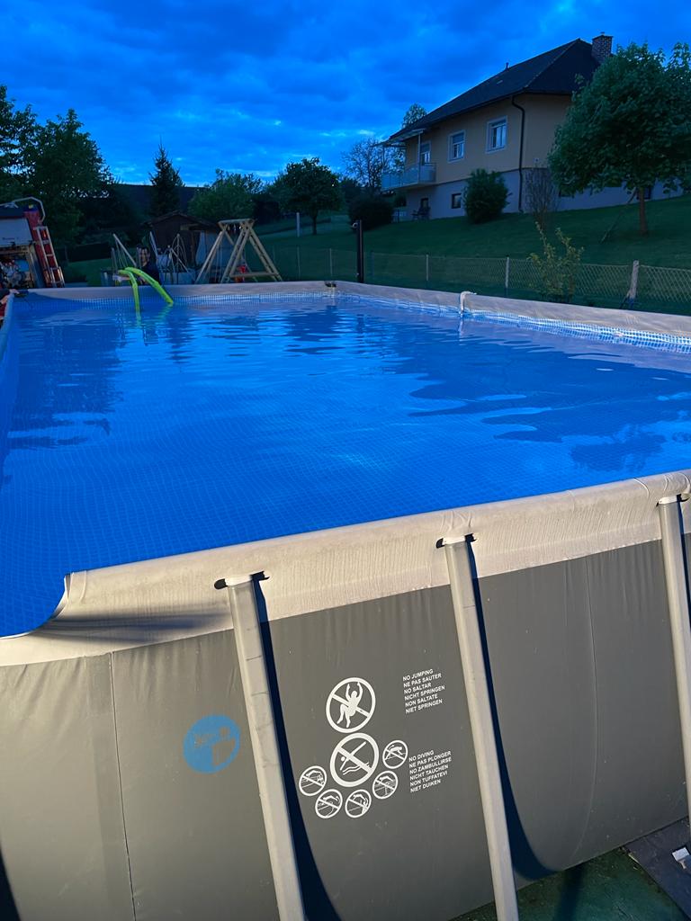 Pool drohte Haus zu überschwämmen