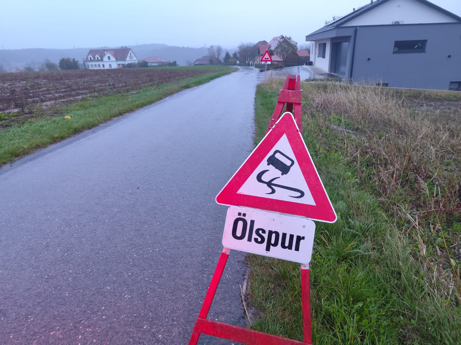 Ölbindearbeiten